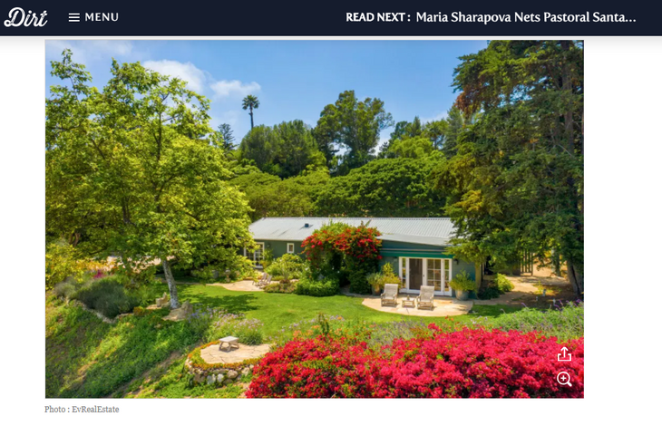 Ковры на стенах: Шарапова купила ранчо за девять миллионов долларов