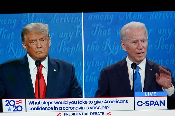 В США прошли финальные дебаты кандидатов в президенты Джо Байдена и Дональда Трампа