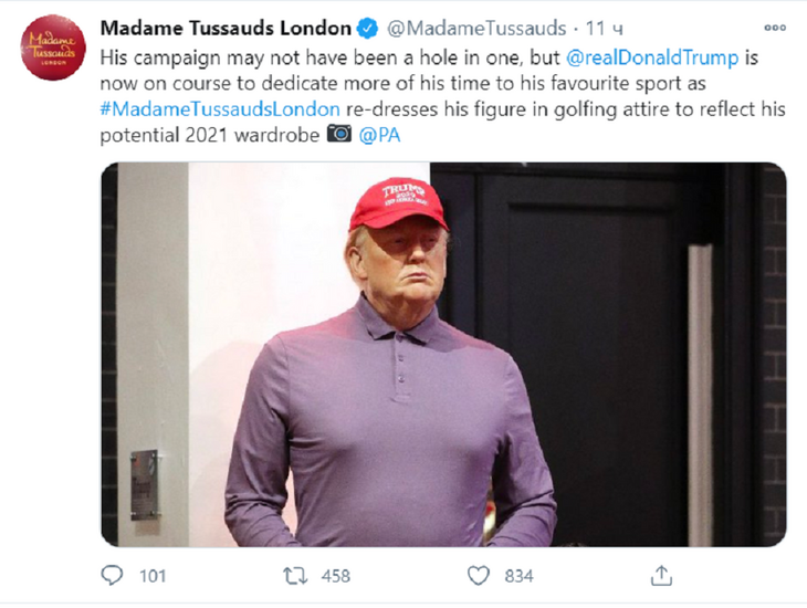 Главное – чтобы костюмчик сидел: музей Мадам Тюссо переодел Трампа