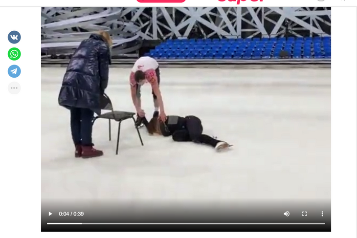 Выла от боли: Бузова отключилась на тренировке «Ледникового периода»