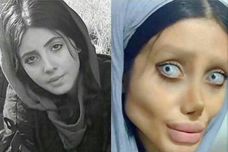 «Иранскую Анджелину Джоли» посадили на 10 лет за внешность зомби