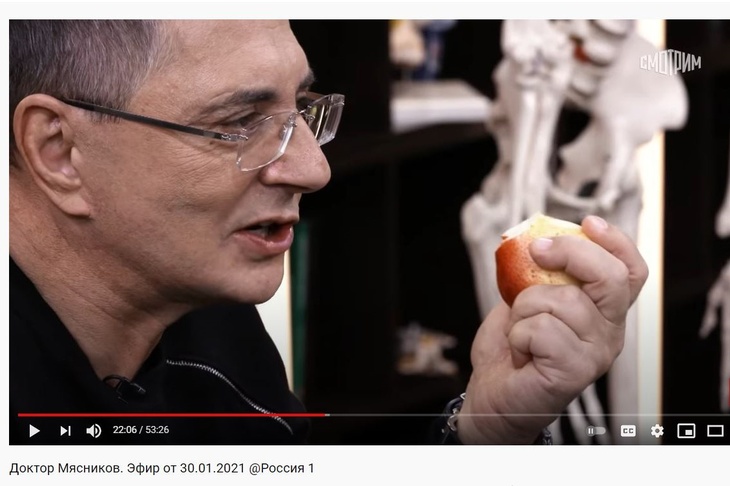 «Не в том месте, не в то время и не в том количестве»: Мясников назвал привычку, вызывающую диабет