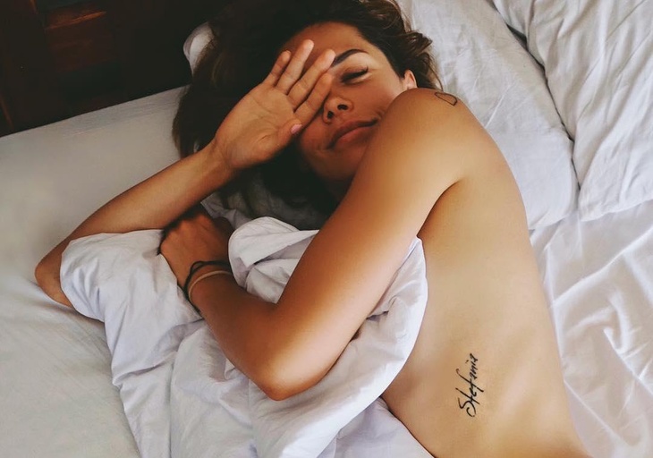 В кружевном белье, топлес и полностью обнаженной: топ-10 горячих фото Марии Горбань 