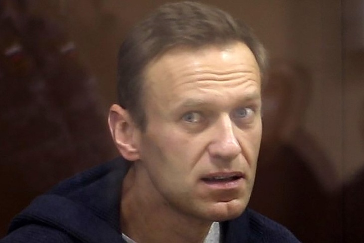 Алексей Навальный во время судебного заседания 16 февраля.