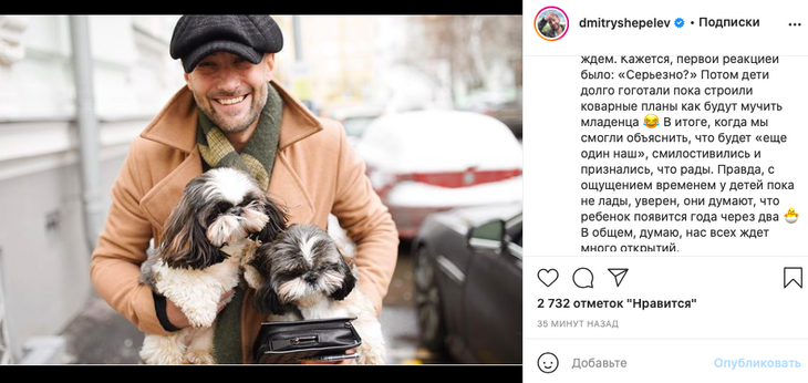 Шепелев о беременности возлюбленной: «Дети строили планы как будут мучить младенца» 