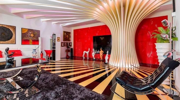 Золотой унитаз и портреты на полу: Алибасов сдает квартиру из-за безденежья 