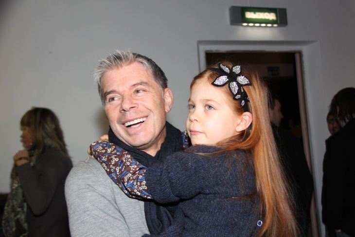 Олег Газманов с дочерью 