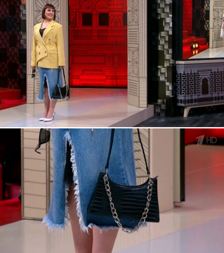 «Привлекает внимание!»: Хромченко показала самую модную юбку с разрезом впереди «Привлекает внимание!»: Хромченко показала самую модную юбку с разрезом впереди