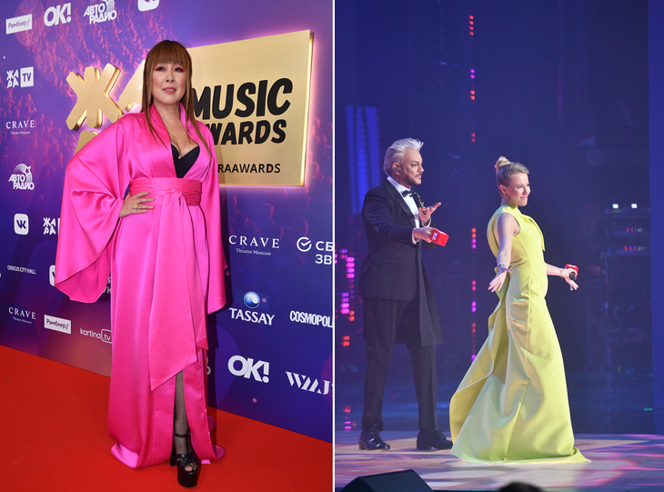 Модный конфуз: Собчак пришлось экстренно менять платье на «Жаре» из-за Аниты Цой