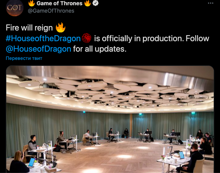  «Воцарится огонь!»: HBO приступил к съемкам приквела «Игры престолов»