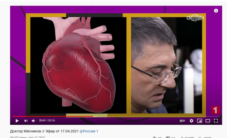 «Если не готов к нагрузке»: доктор Мясников объяснил, как не умереть во время секса