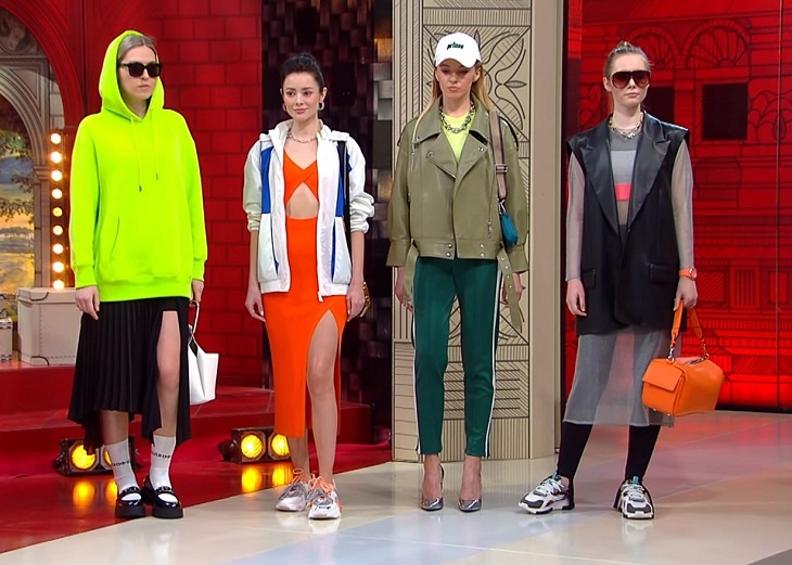 «Не видно, откуда ноги растут»: Хромченко показала ультрамодные детали гардероба в стиле спорт-шик