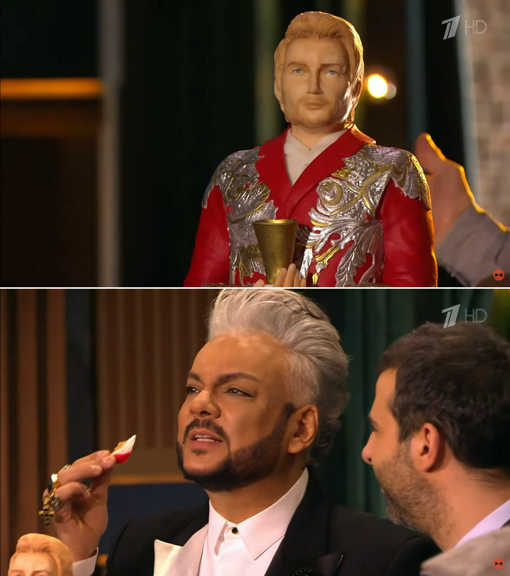 «Такой вкусный, сладкий!»: Киркоров в день рождения попробовал эксклюзивный торт от Баскова