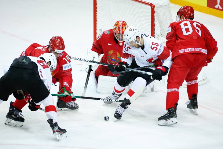 Швейцария разгромила Белоруссию и догнала Россию на чемпионате мира