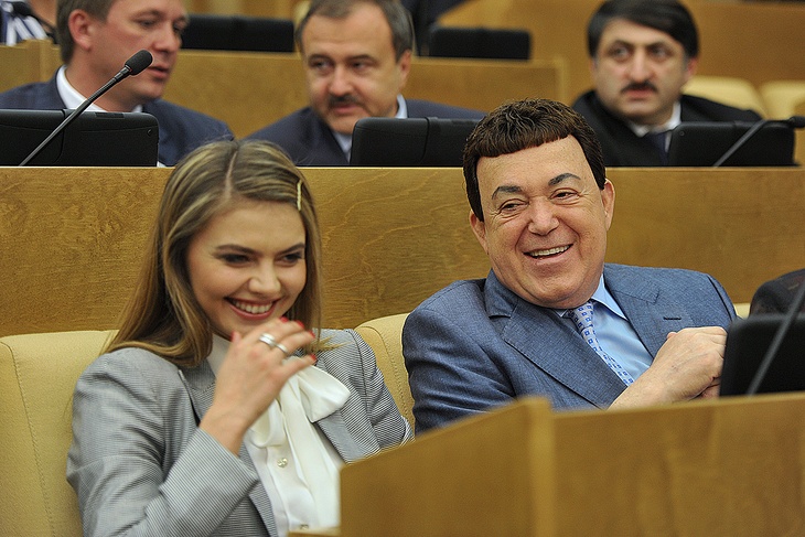 Алина Кабаева и Иосиф Кобзон