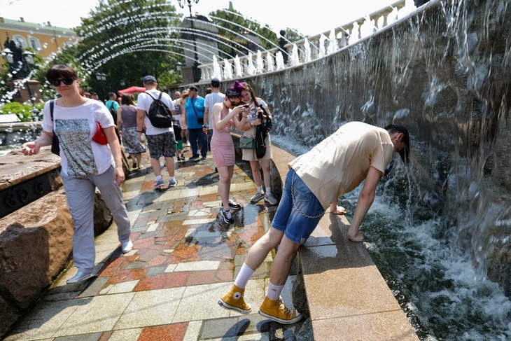 Температура в Москве достигла абсолютного максимума для июня