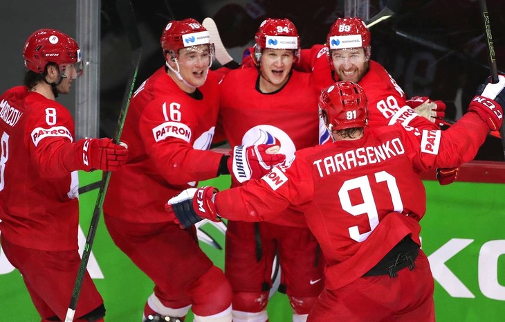 Пять хоккеистов сборной России пропустят матч с Белоруссией на чемпионате мира