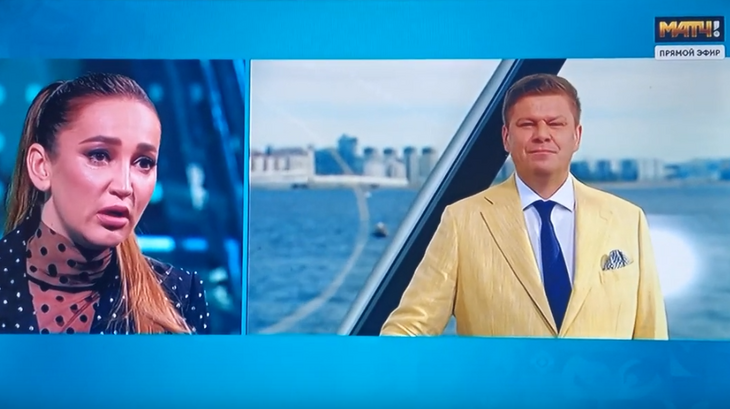 «Вы — дно и не мужчина»: Бузова в слезах набросилась на Губерниева в прямом эфире