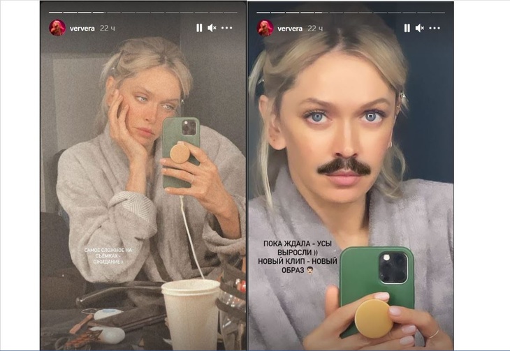 «Усы выросли»: Брежнева не постеснялась показать себя без макияжа и укладки