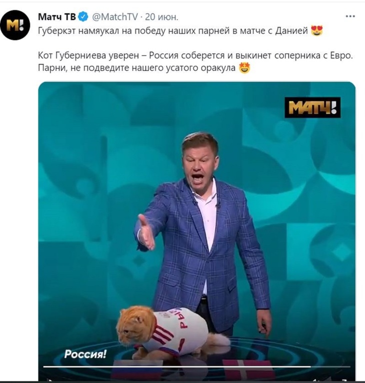 Губеркэт промахнулся: сборная России разгромно проиграла Дании и вылетела с Евро-2020
