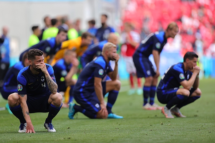 Игроки финской сборной не могут сдержать эмоций