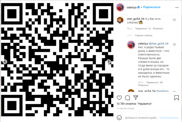 «Многим бы людям у них поучиться»: Валерия объяснила, почему не может завести собаку «Многим бы людям у них поучиться»: Валерия объяснила, почему не может завести собаку