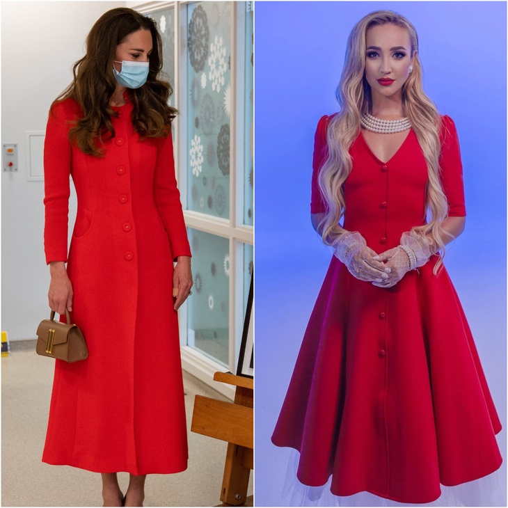 Бузова «взорвала» Сеть образом в платье, как у Кейт Миддлтон