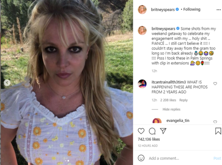 Видео: вернувшаяся после помолвки Бритни Спирс снова сняла на камеру свои необузданные танцы