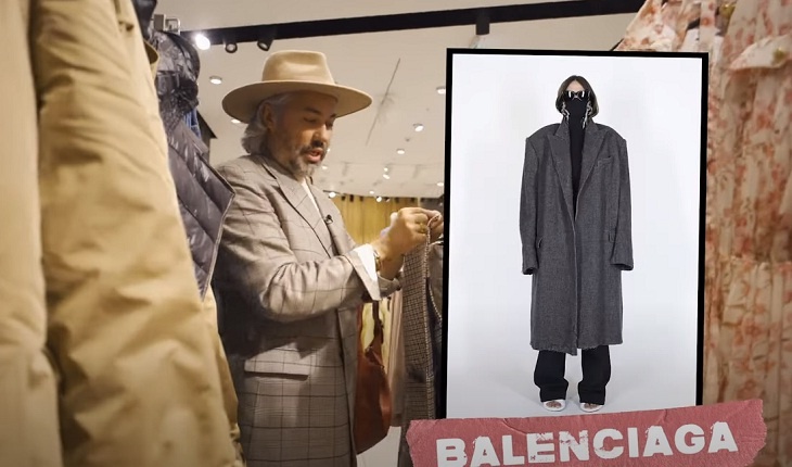 «Обкарнать, чтобы нитки торчали»: Рогов показал, как из обычного магазинного пальто сделать Balencia