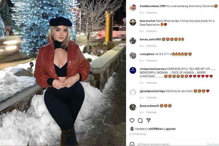 Разгоряченная красотка Квитко эффектно оголила на морозе «райские холмы»