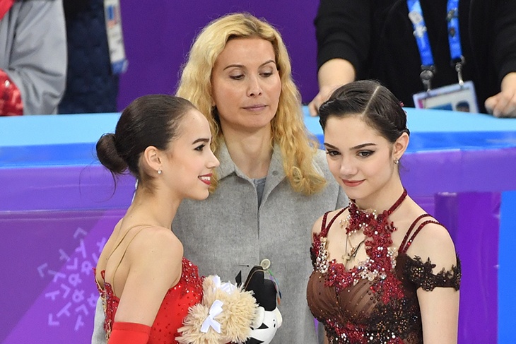 Загитова, Тутберидзе и Медведева на Олимпиаде-2018