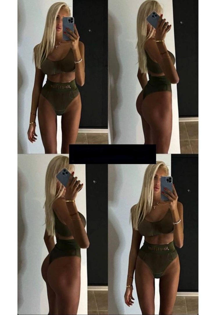 Пышногрудая любовница Тимати обтянула «крепкий орех» трусиками-стрингами