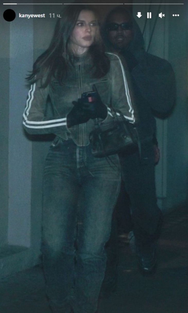 Одевает как Ким: Канье Уэст подтвердил отношения с Джулией Фокс на новых снимках