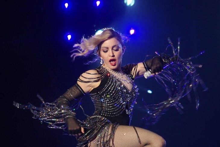 Madonna struck with her young and attractive appearance in a new video