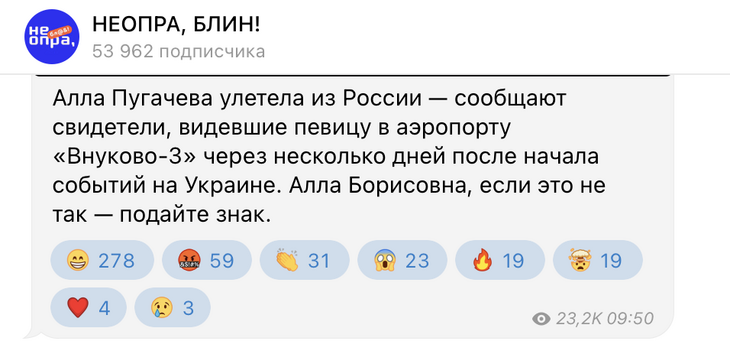 СМИ: Пугачева с Галкиным и детьми покинули Россию на самолете