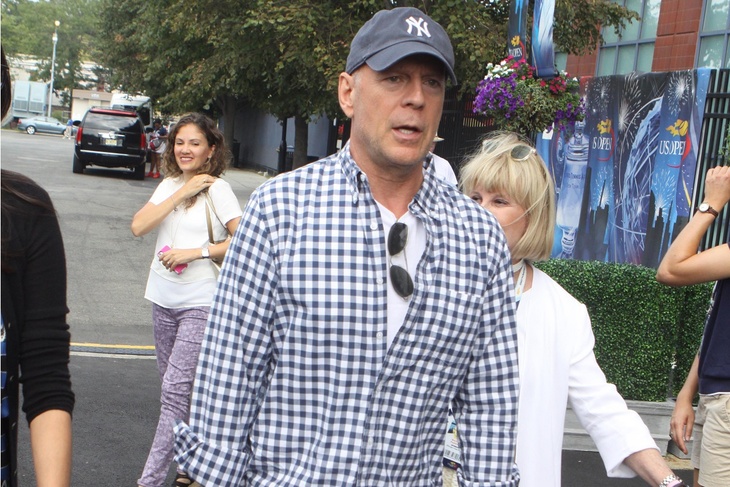 Bruce Willis' wife shared an adorable family moment with him