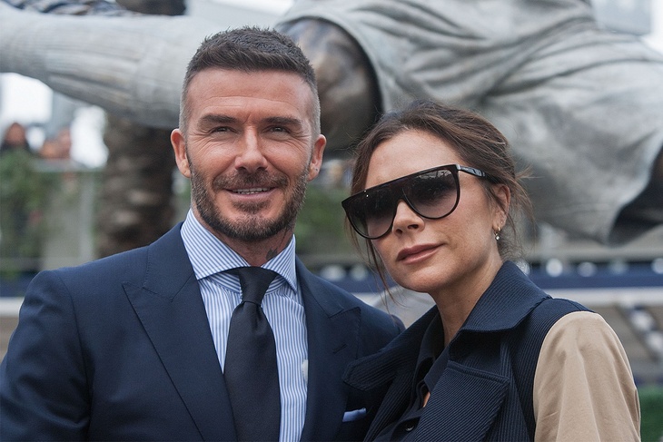 David and Victoria Beckham spent the weekend on a yacht with their children