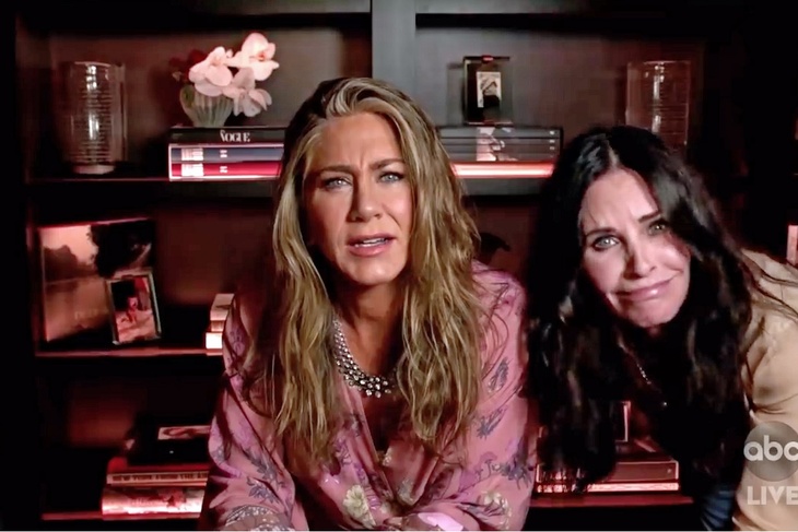 VIDEO: Jennifer Aniston and Courteney Cox reunited for charity