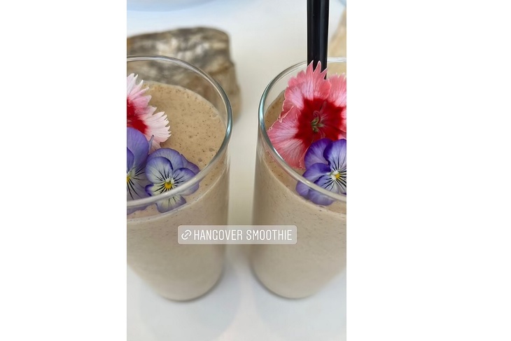 PHOTO: Kourtney Kardashian showed her hangover cocktail after Easter