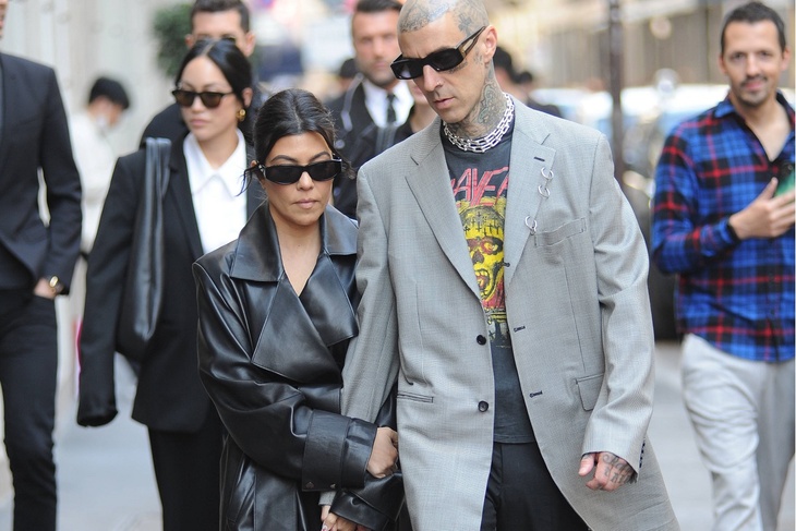 Travis Barker went to the grave of Kourtney Kardashian's father before the wedding