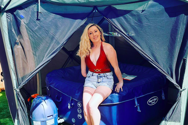 Melissa Johns' intimate pics leaked onto a fetish site