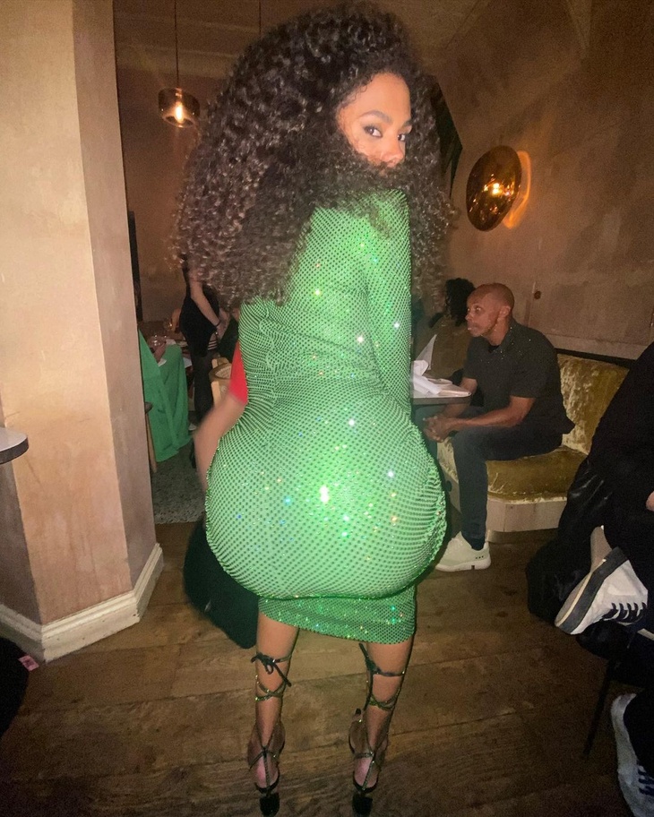 Tina Kunakey shows off her curves in racy dresses in her birthday
