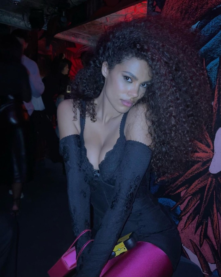 Tina Kunakey shows off her curves in racy dresses in her birthday