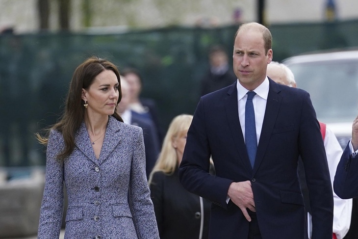 Prince William and Duchess Kate visit the Glade of Light memorial 