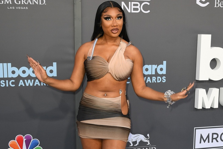 PHOTO: Megan Thee Stallion flaunts her curves in a racy dress at Billboard Music Awards 2022