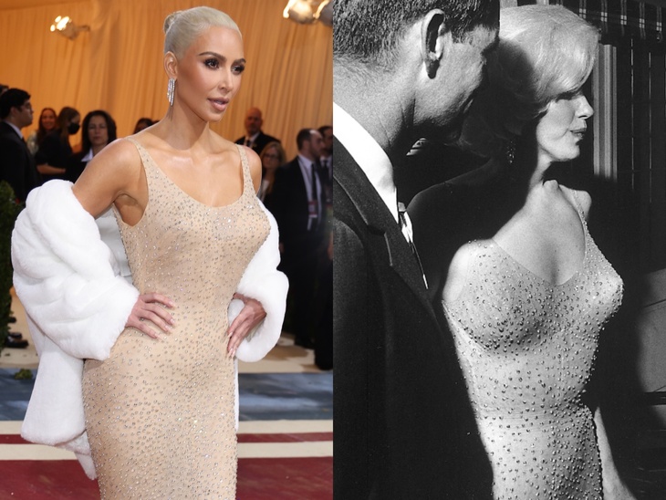 Kim Kardashian wears Marilyn Monroe's dress at Met Gala