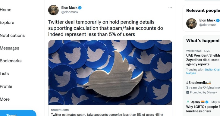 Spam bots can cost millions to Twitter as Elon Must sets the deal on hold