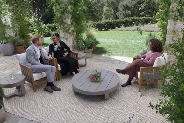 Гарри и Меган на интервью Опре Уинфри