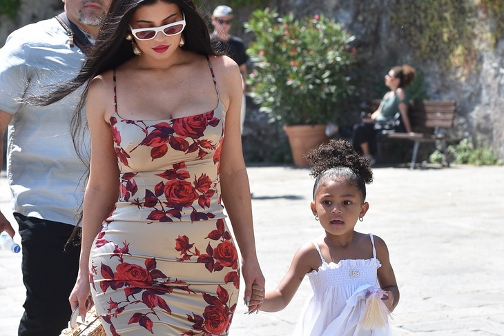 Kylie Jenner and her daughter Stormi went shopping in their own store