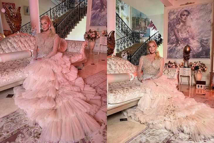 «Зачем так расплющивать?»: бюст Волочковой в полупрозрачном платье напугал фанатов